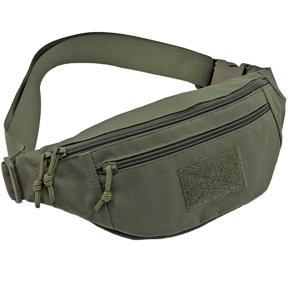 Тактична поясна сумка-бананка Олива Cordura 1000 D Киев - изображение 1
