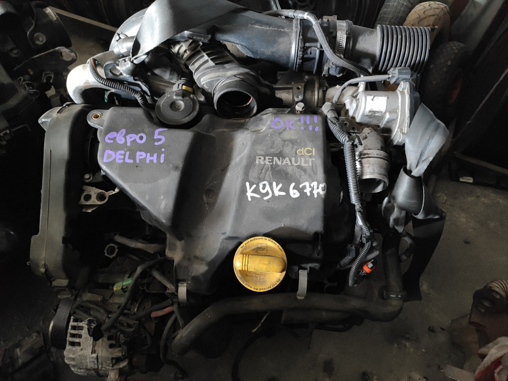 Двигун Renault Kangoo 1.5 dci 2010-2019 (K9K 6770) Euro 5 Ковель - фото 1