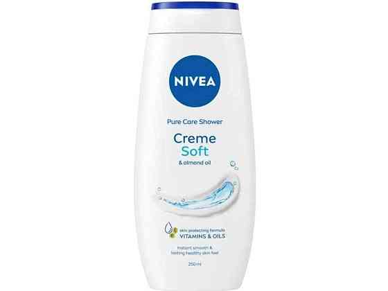 Гель-уход для душа 250 мл Крем Софт и миндальное масло ТМ NIVEA Solmir Киев