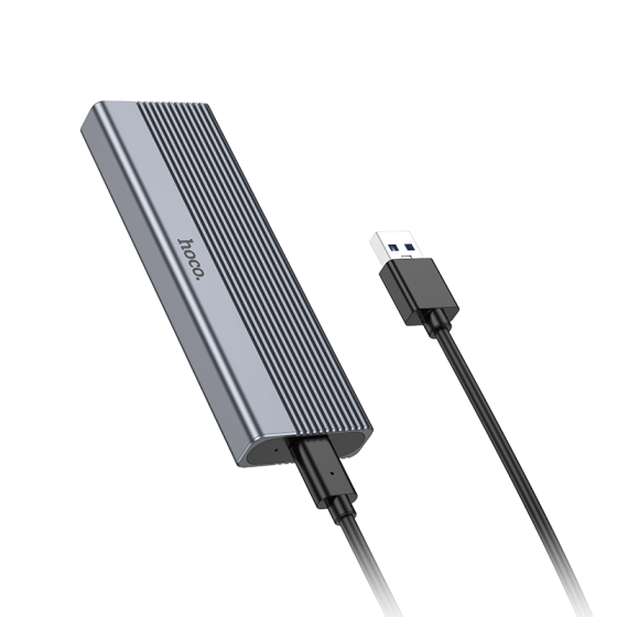 Корпус для SSD HOCO HB47 с USB 3.1, серый Киев