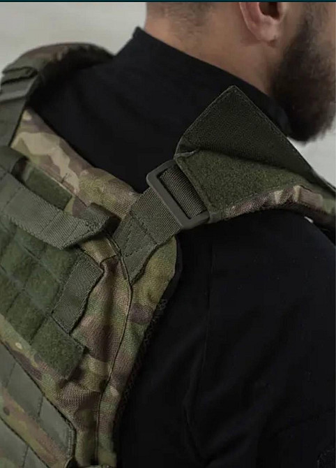 Тактична плитоноска Моллі + підсумки (без плит) Мультикам Вінниця - фото 5