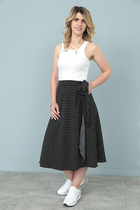 Летняя юбка на запах 