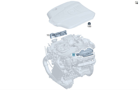 Mercedes-Benz  A6420161924 Шумоізоляція форсунок на лівій головці двигуна OM642 V6 3.0 cdi ML W164 GL X164 R-class long V251 R-class short W251 E-clas Одеса