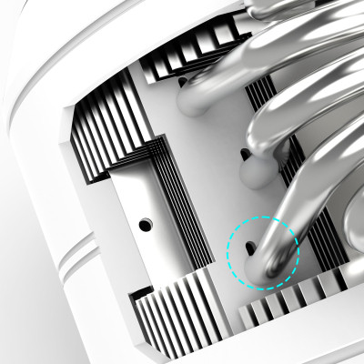 Кулер для процессора Zalman ZET5WHITE Винница - изображение 12