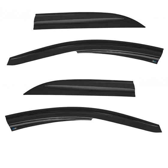 Дефлектори вікон (вітровики) Kia Sorento 2002-2010, 4шт, SunPlex, на скотчі Вінниця