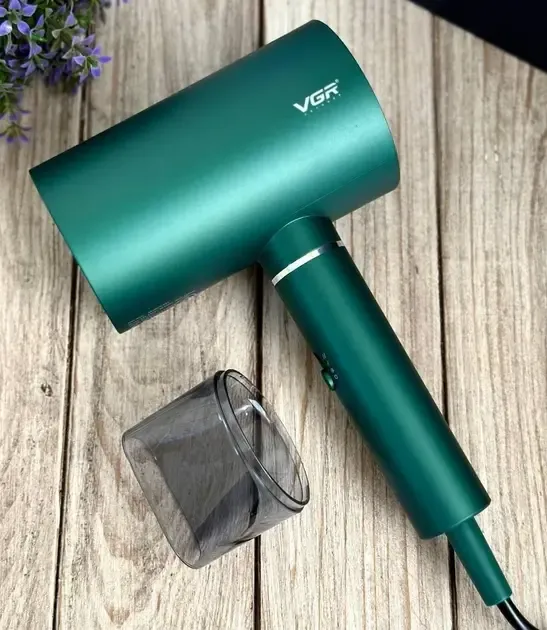 Профессиональный фен для волос VGR V-431 мощностью 1600-1800 Вт зеленого цвета Коломыя - изображение 2