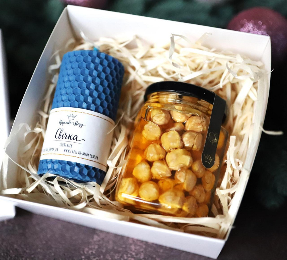 Бюджетний подарунок на Новий Рік та Різдво Царство меду №75 для колег, вчителів, та дівчині. Одеса - фото 3