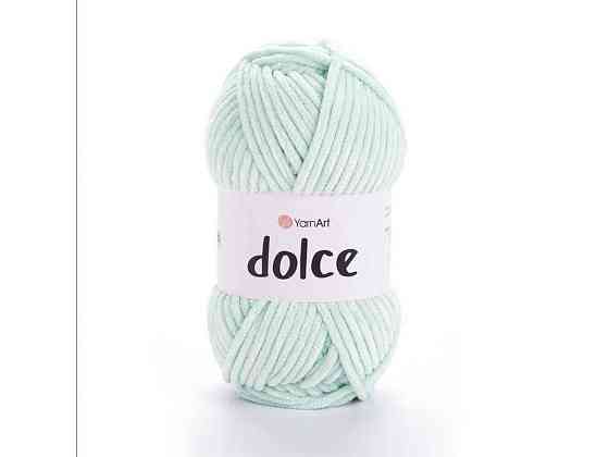Пряжа Dolce м′ятний 100% мікрополіестр 120м 100г 5шт/уп 753 ТМ YarnArt Київ