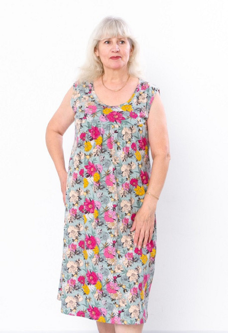 Сорочка жіноча, 100% бавовна,  р.64 топ Крохатушка одяг Київ - фото 1