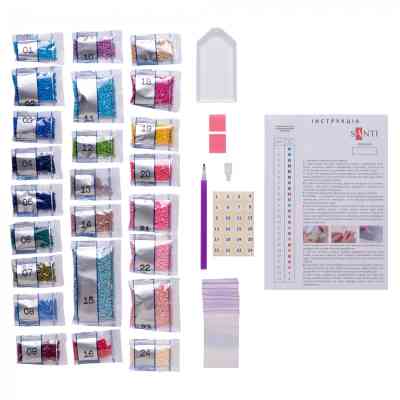 Картина по номерам Santi Чорний лебідь, 40*50см на підрамнику,алмазна (954525) Вінниця