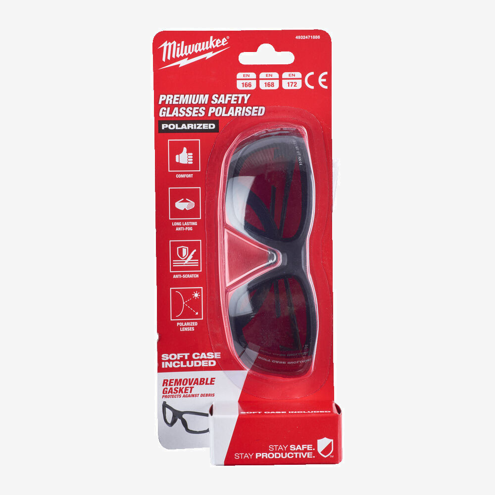 Очки защитные Premium MILWAUKEE (затемненные) Одесса - изображение 4