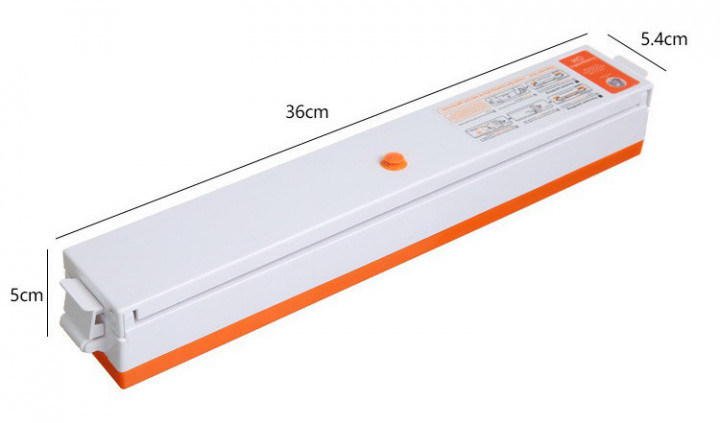 Вакуумні машини для продуктів Freshpack Pro оранжевый, Прилад для пакування їжі, Вакууматор домашній AP-80 Львів - фото 12