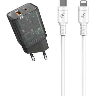 Зарядное устройство Proda Xinrui A62 Fast Cherge 20W + Quick Charge (PD-A62-BK) Винница