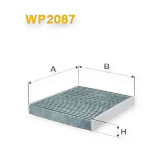 Фільтр Шкода FABIA II, Фольцваген Поло V вугільний салон Мукачево