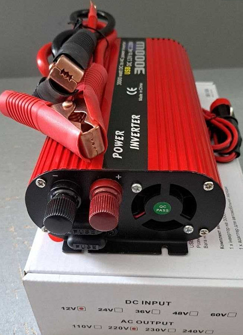 Перетворювач 3000W Інвертор 12V на 220 V Київ - фото 1