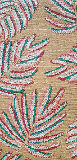 Шпалери вінілові на флізеліні Rasch Clasik 0,53х10 листя гілки яскраві на жовтому Київ - фото 1