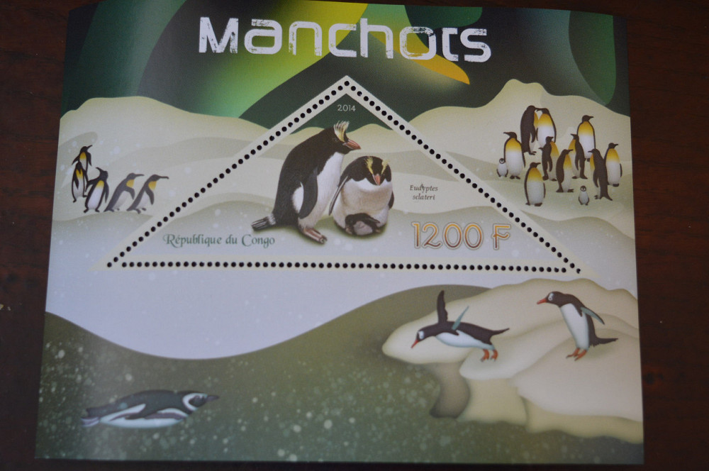 Конго. Фауна. Личности. Блок. 2014 р. (А-34) Полтава - фото 1