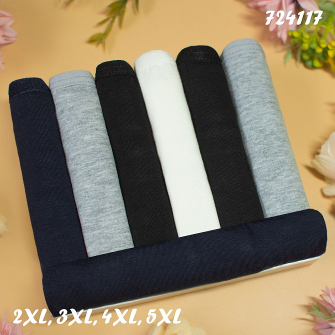 Трусы женские Nicoletta Турция недельки батал 2XL, 3XL, 4XL | 7 шт. Киев - изображение 1