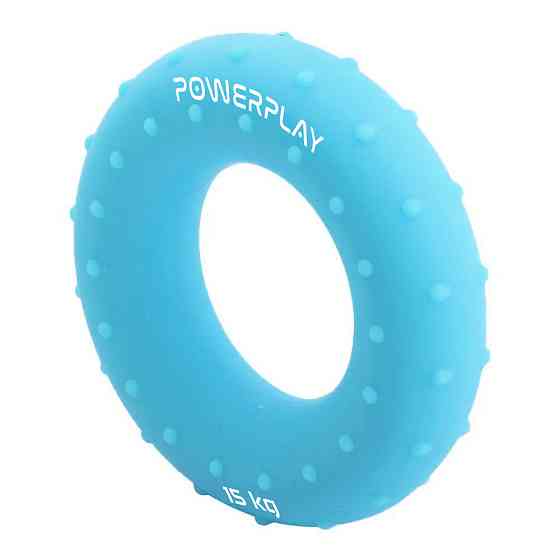 Еспандер кистьовий силіконовий PowerPlay PP-4338 Hand Grip Light 15 кг. Синій Кам'янське