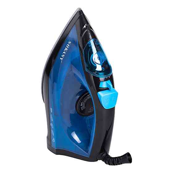 Sokany Ручна парова праска 1600 Вт із керамічним покриттям для одягу Синій Sokany SK-11005 Коломия