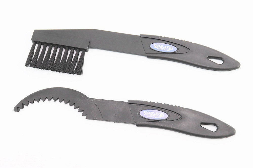 Щітка+гребінка для чищення зірок та ланцюга, пластикові к-кт, чорні KL-7001+KL-7002 Киев - изображение 1