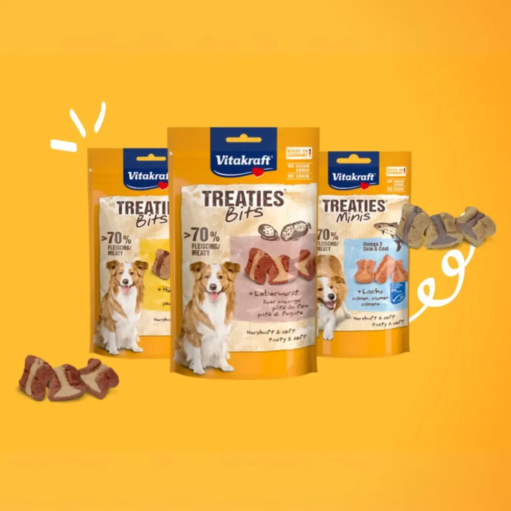 М’які міні закуски для собак Вітакрафт Vitakraft Treaties MINIS ласощі з ліверною ковбасою, 48 г Вінниця - фото 4