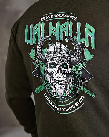 Мілітарі худі на флісі GENESIS Valhalla oliva ПП8141 Київ - фото 5