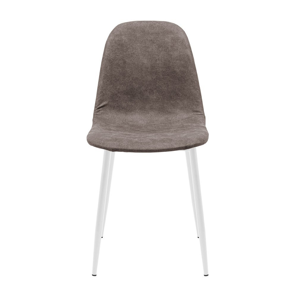 Стілець крісло м'який MacaoDesign U Jeep 90 білі ніжки Сірий Київ - фото 2