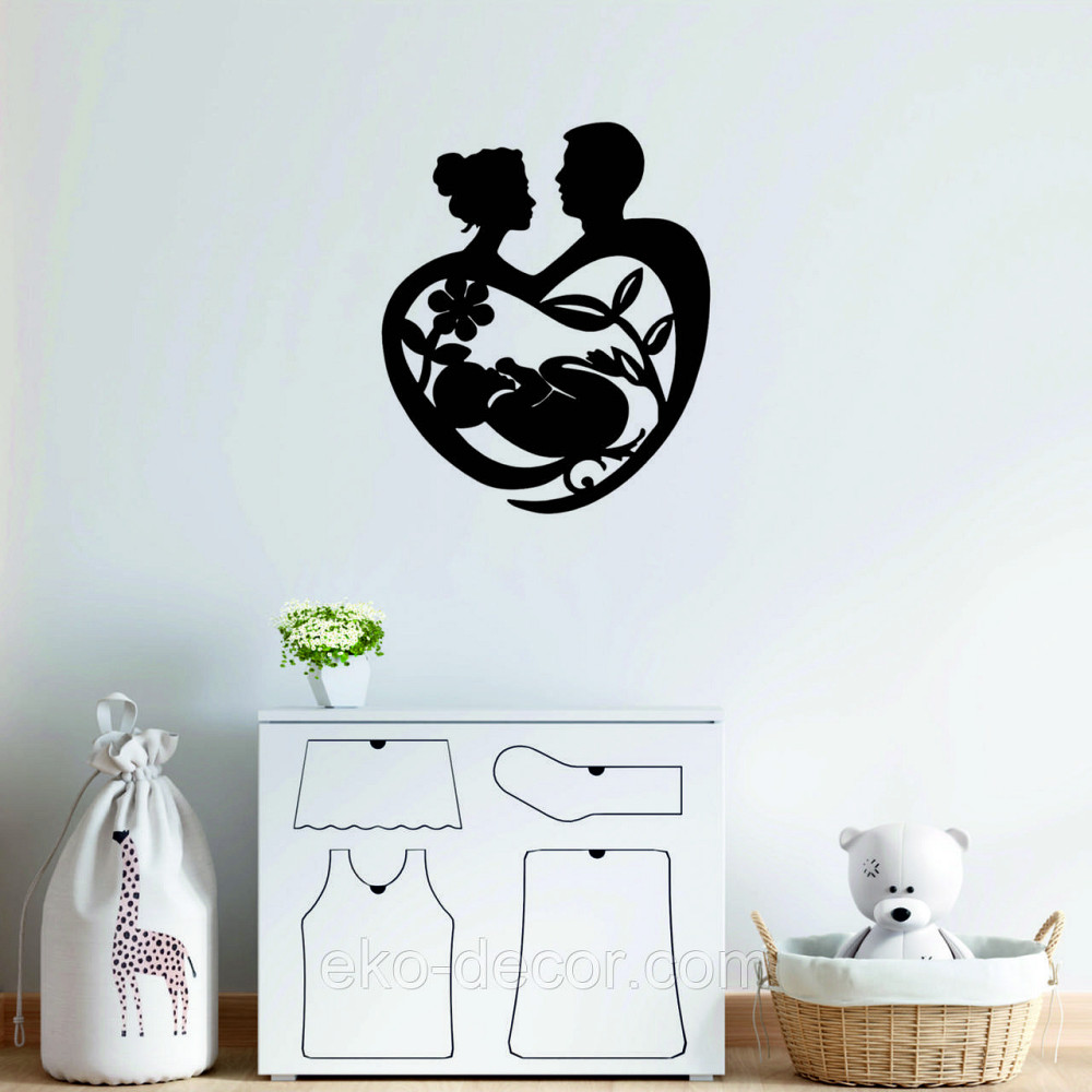 Декоративное настенное Панно «Маленькое счастье» Декор на стену 70*58 см, Черный Киев - изображение 5