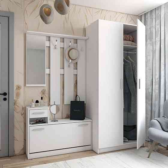 Передпокій Doros Alice та шафа Promo Білий (DRS-011385) Львів