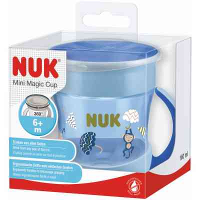 Поильник-непроливайка Nuk Evolution Mini Magic 160 мл Синий (3952385) Винница