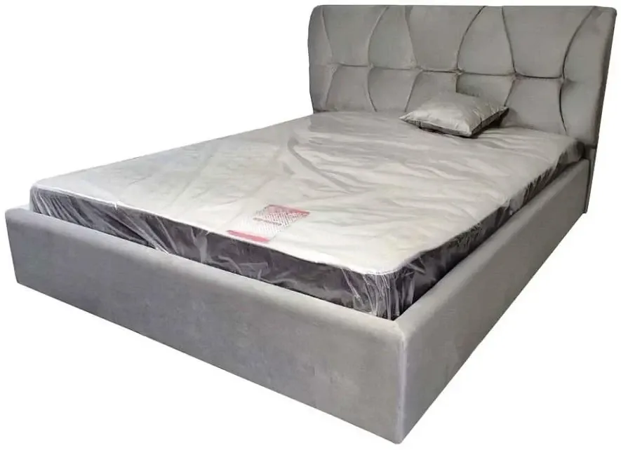 Ліжко BNB Galant Comfort 120 х 200 см Simple З підйомним механізмом та нішою для білизни Сірий Київ - фото 3