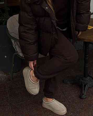 Женский теплый спортивный костюм двойка Двухсторонний плотный флис Шоколад, 48/50 Одесса