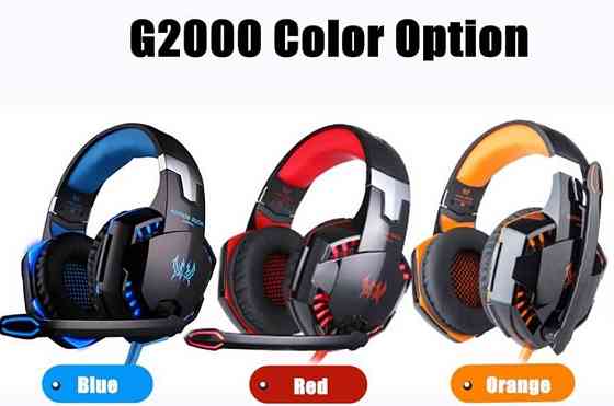 Ігрові навушники Kotion Each G2000 з мікрофоном і підсвіткою. Харків