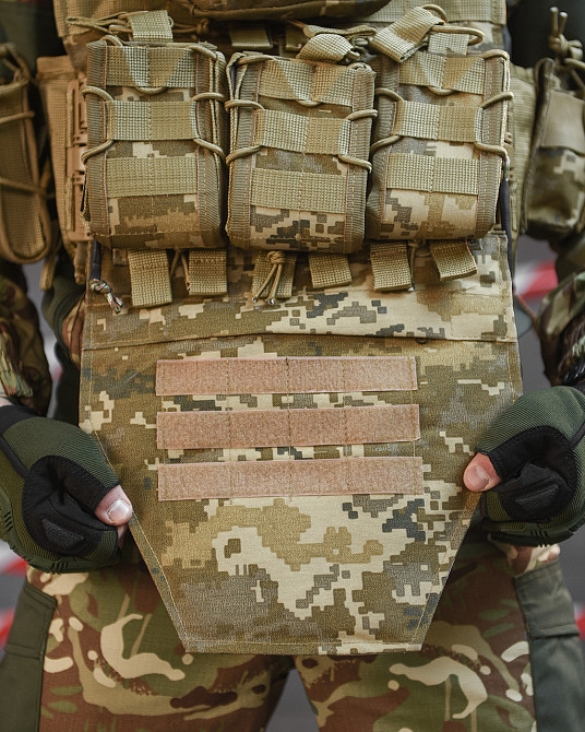 Плитоноска піксель з напашником в комплекті з підсумками Одеса - фото 20