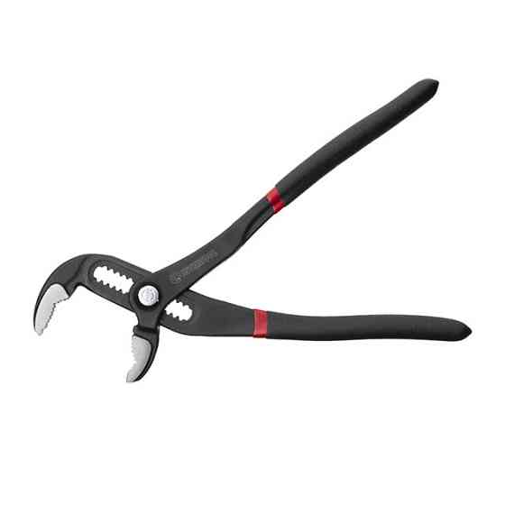 Кліщі сантехнічні 250 мм, кована сталь 40CrV, двокомпонентні рукоятки, STORM INTERTOOL NT-0166 Київ