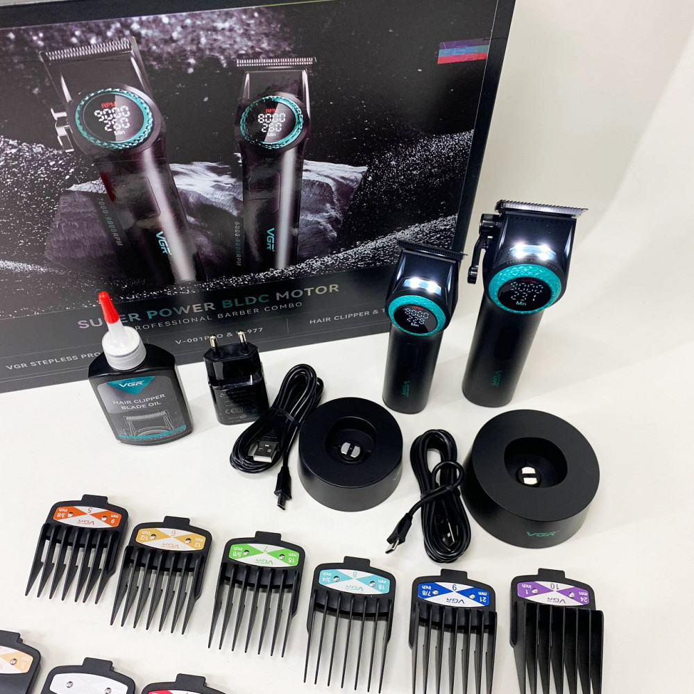 Набір для стрижки волосся на акумуляторі, Машинка для стрижки на акумуляторі Машинка підстригання OJ-48 Івано-Франківськ - фото 1