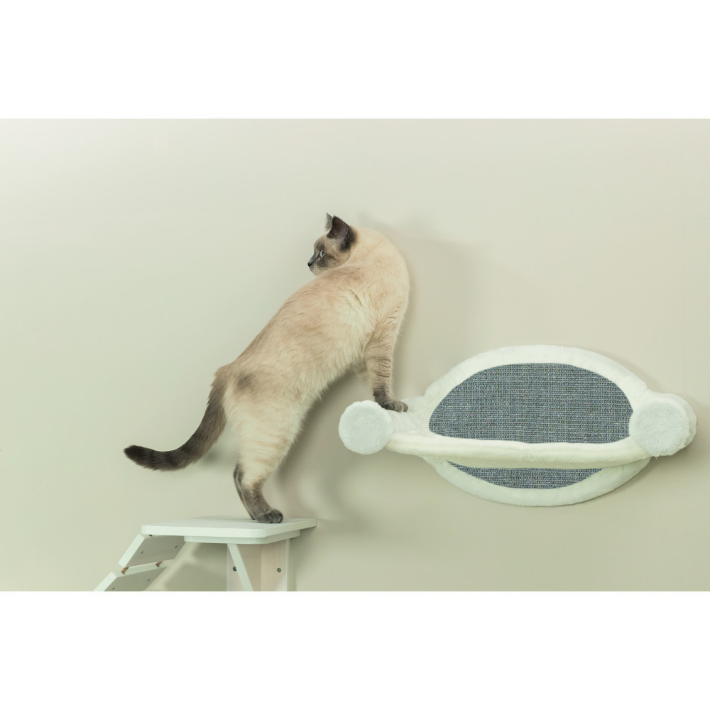 Гамак Trixie настінний для котів 54 х 28 х 33 см біло-сірий Київ - фото 5