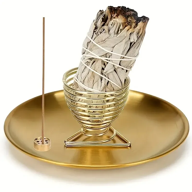 Тримач для Пало Санто та благовоній – універсальна золота підставка Київ - фото 1