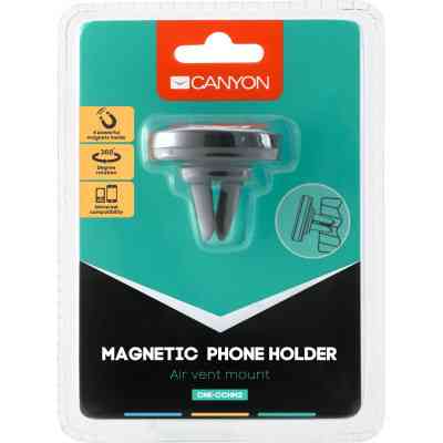 Універсальний автотримач Canyon Car air vent magnetic phone holder (CNE-CCHM2) Вінниця
