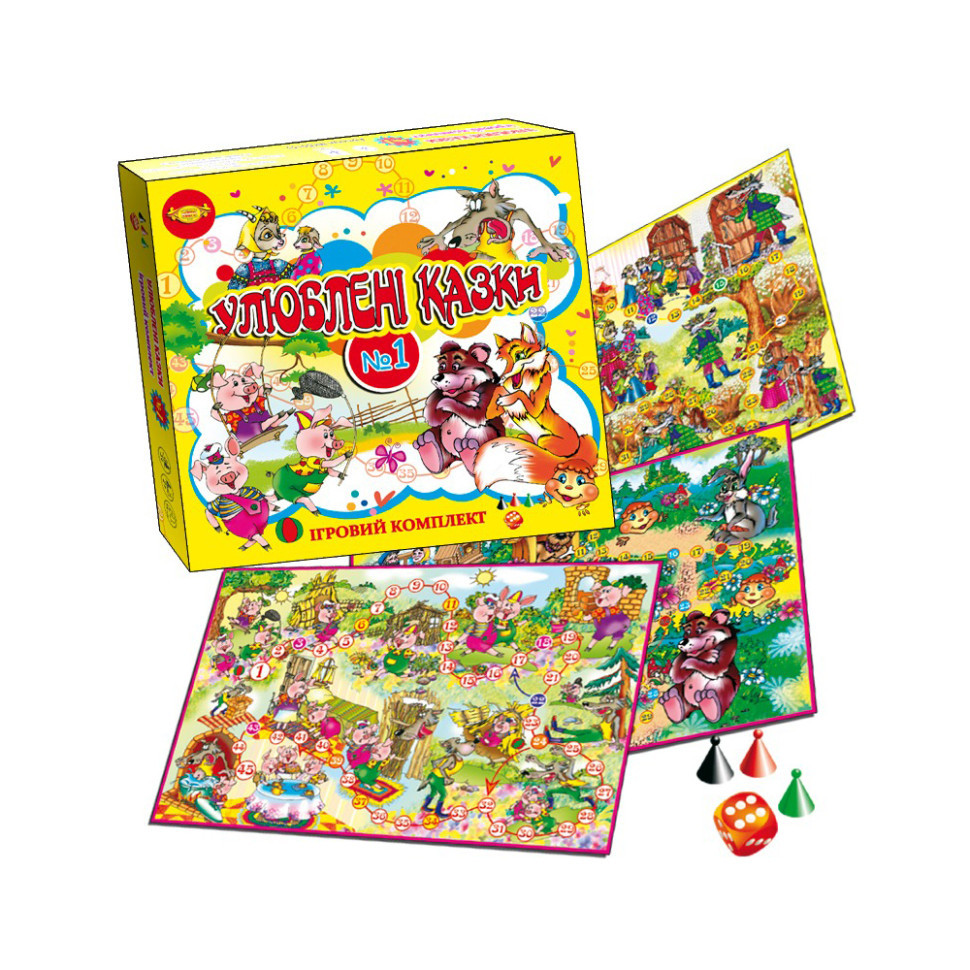 Настільна Гра "Улюблені казки" Майстер MKB0153 Вінниця - фото 1