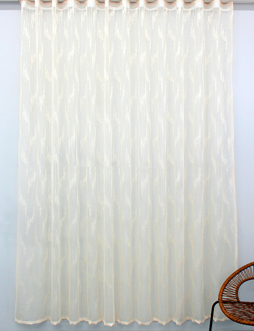 Тюль сітка нейлонова колір ванільний 1074т Київ - фото 2