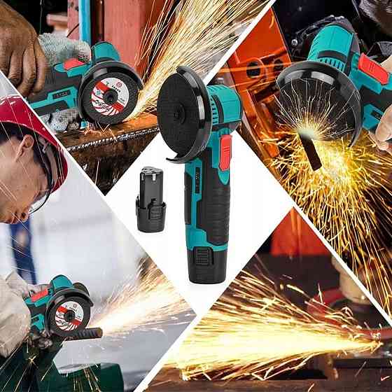 Акумуляторна болгарка 12V + 2 диски,2 акумулятори SBR Київ