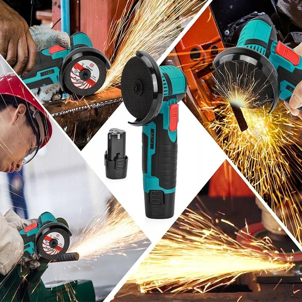 Акумуляторна болгарка 12V + 2 диски,2 акумулятори SBR Київ - фото 2