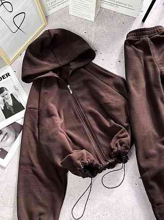 Жіночий стильний костюм двійка двосторонній полар-фліс Одеса