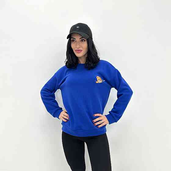 Жіночий світшот з принтом "Bear" оптом | Норма і батал Київ