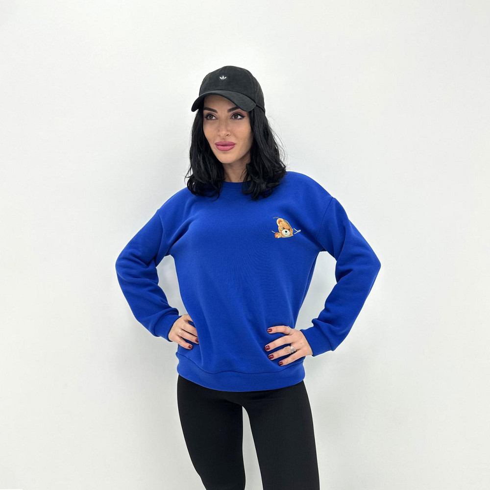 Жіночий світшот з принтом "Bear" оптом | Норма і батал Київ - фото 3