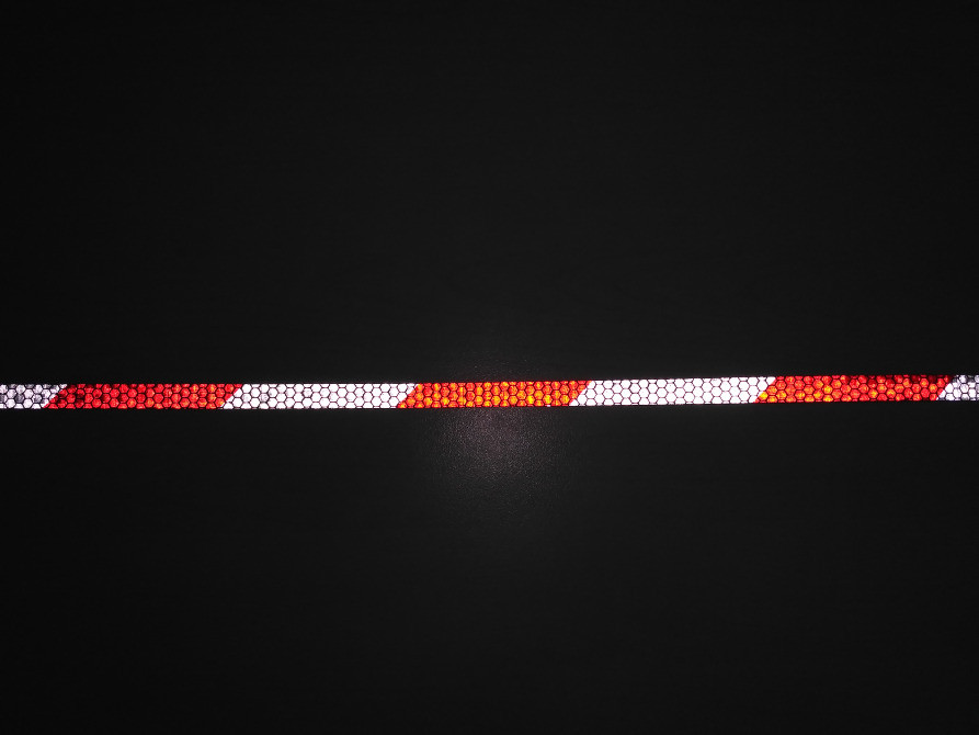 Світловідбивна смужка довжина 7.90 м. Біла з крас Київ - фото 5