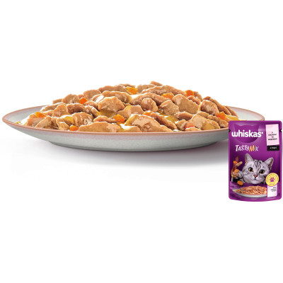 Влажный корм для кошек Whiskas TastyMix Лосось, Морковь 85 г (4770608262457) Винница - изображение 3