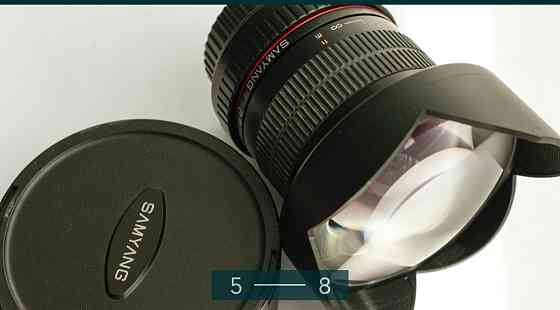 Объектив Samyang 14mm. F2.8 Canon EF. Идеальное состояние ! Киев
